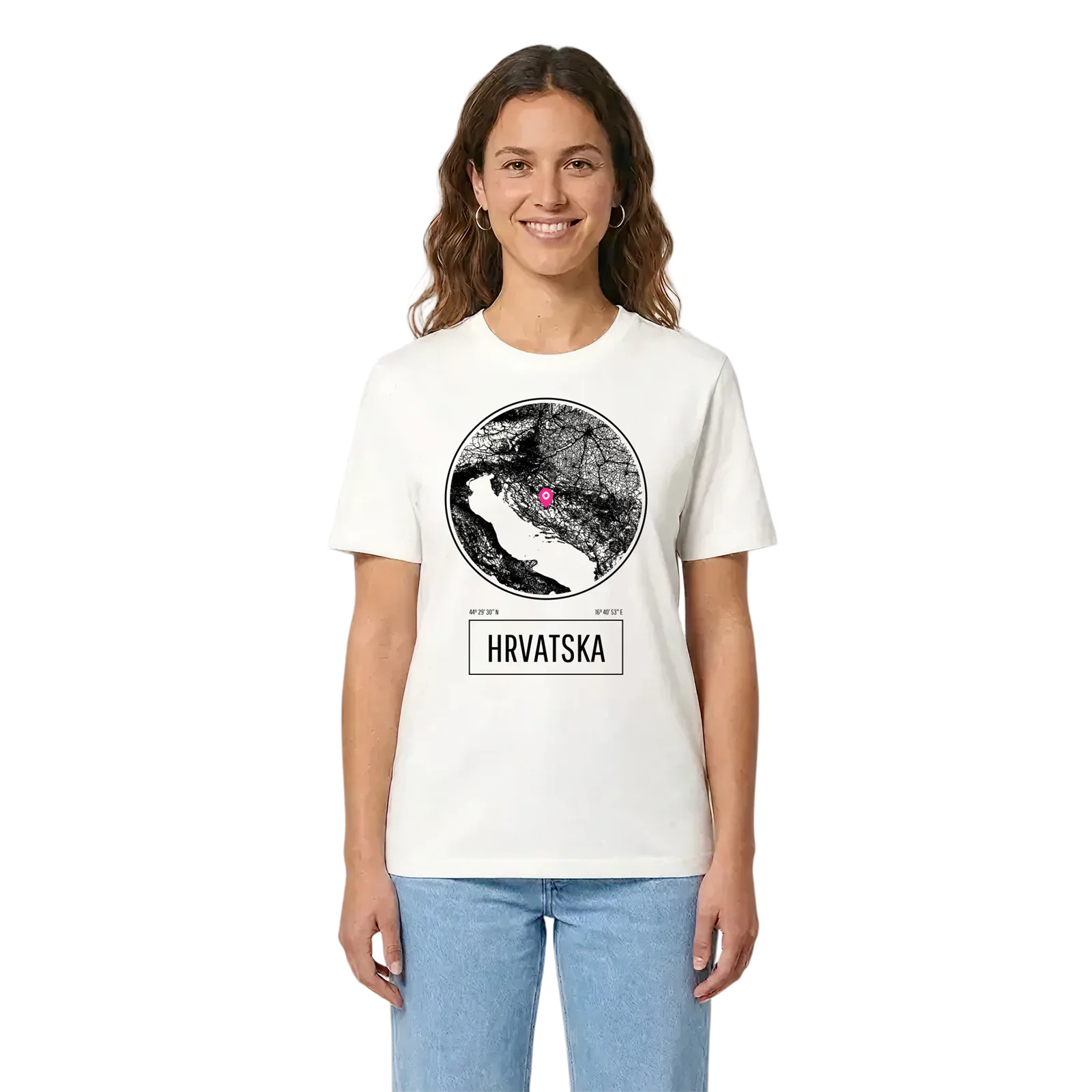 Hrvatska t-shirt – White, i miljö