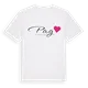 Pag hjärta t-shirt