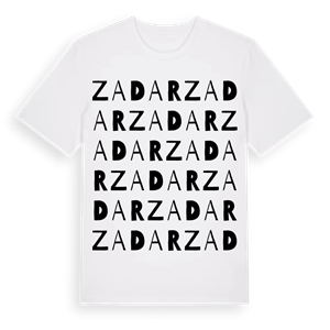 Zadar ordlek t-shirt – ekologisk bomull t-shirt från Pinshirt