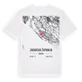 Zadarska županija karta t-shirt