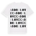Andrilovec ordlek t-shirt