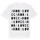 Andrilovec ordlek t-shirt