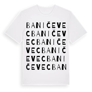 Baničevec ordlek t-shirt – ekologisk bomull t-shirt från Pinshirt