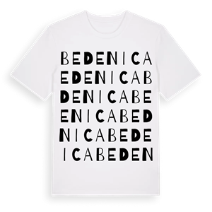 Bedenica ordlek t-shirt – ekologisk bomull t-shirt från Pinshirt