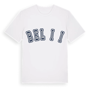 Belčići college t-shirt – ekologisk bomull t-shirt från Pinshirt