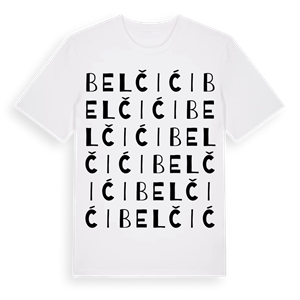Belčići ordlek t-shirt – ekologisk bomull t-shirt från Pinshirt