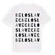 Beloslavec ordlek t-shirt