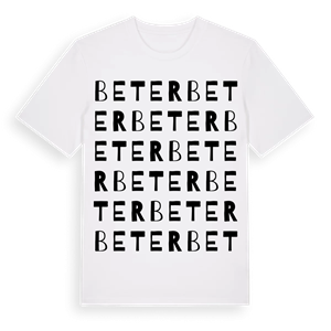 Beter ordlek t-shirt – ekologisk bomull t-shirt från Pinshirt