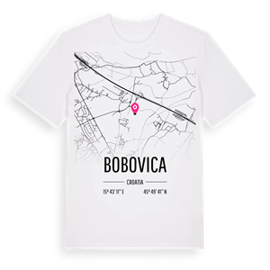 Bobovica karta t-shirt – ekologisk bomull t-shirt från Pinshirt