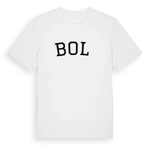 Bolč böjd t-shirt – ekologisk bomull t-shirt från Pinshirt