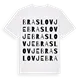 Braslovje ordlek t-shirt
