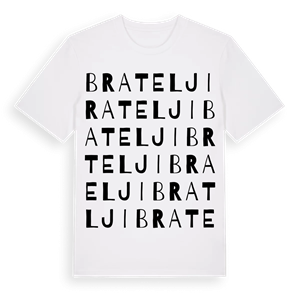 Bratelji ordlek t-shirt – ekologisk bomull t-shirt från Pinshirt