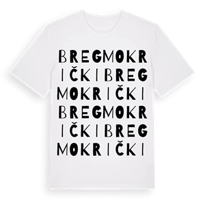 Breg Mokrički ordlek t-shirt – ekologisk bomull t-shirt från Pinshirt