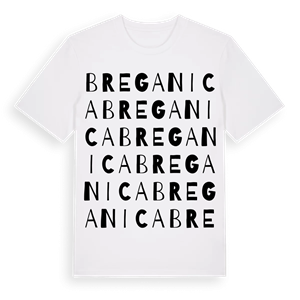 Breganica ordlek t-shirt – ekologisk bomull t-shirt från Pinshirt