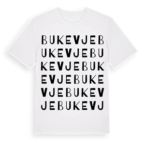 Bukevje ordlek t-shirt – ekologisk bomull t-shirt från Pinshirt