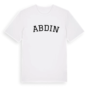 Čabdin böjd t-shirt – ekologisk bomull t-shirt från Pinshirt