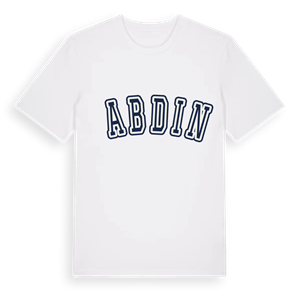 Čabdin college t-shirt – ekologisk bomull t-shirt från Pinshirt