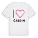 Jag älskar Čabdin t-shirt stort tryck
