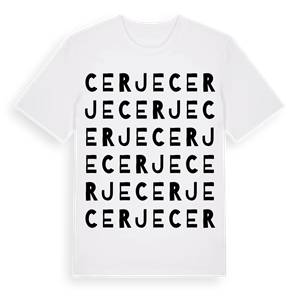 Cerje ordlek t-shirt – ekologisk bomull t-shirt från Pinshirt