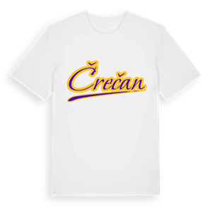 Črečan baseball t-shirt – ekologisk bomull t-shirt från Pinshirt
