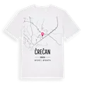 Črečan karta t-shirt