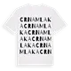 Crna Mlaka ordlek t-shirt