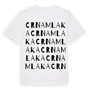 Crna Mlaka ordlek t-shirt – ekologisk bomull t-shirt från Pinshirt