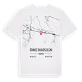 Črnec Dugoselski karta t-shirt