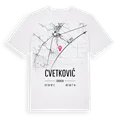 Cvetković karta t-shirt