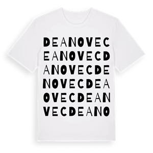 Deanovec ordlek t-shirt – ekologisk bomull t-shirt från Pinshirt
