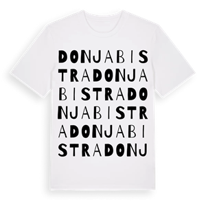 Donja Bistra ordlek t-shirt – ekologisk bomull t-shirt från Pinshirt