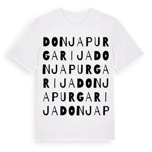 Donja Purgarija ordlek t-shirt – ekologisk bomull t-shirt från Pinshirt