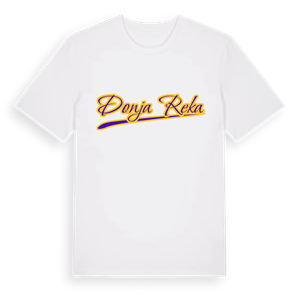 Donja Reka baseball t-shirt – ekologisk bomull t-shirt från Pinshirt