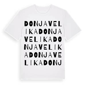 Donja Velika ordlek t-shirt – ekologisk bomull t-shirt från Pinshirt