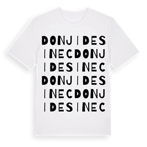 Donji Desinec ordlek t-shirt – ekologisk bomull t-shirt från Pinshirt