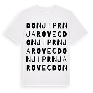 Donji Prnjarovec ordlek t-shirt – ekologisk bomull t-shirt från Pinshirt