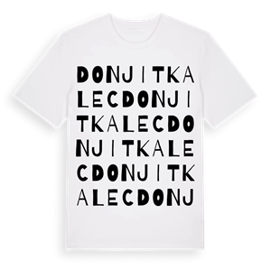 Donji Tkalec ordlek t-shirt – ekologisk bomull t-shirt från Pinshirt