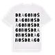 Dragonoš ordlek t-shirt