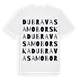 Dubrava Samoborska ordlek t-shirt