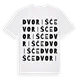 Dvorišće ordlek t-shirt