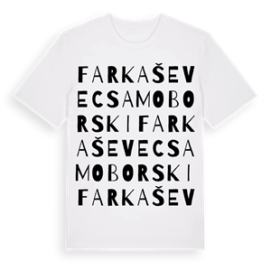 Farkaševec Samoborski ordlek t-shirt – ekologisk bomull t-shirt från Pinshirt