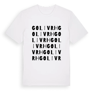 Goli Vrh ordlek t-shirt – ekologisk bomull t-shirt från Pinshirt
