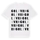 Goli Vrh ordlek t-shirt