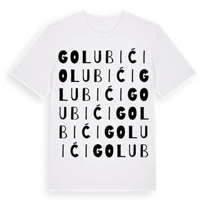 Golubići ordlek t-shirt – ekologisk bomull t-shirt från Pinshirt