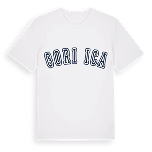 Goričica college t-shirt – ekologisk bomull t-shirt från Pinshirt