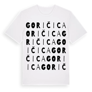 Goričica ordlek t-shirt – ekologisk bomull t-shirt från Pinshirt