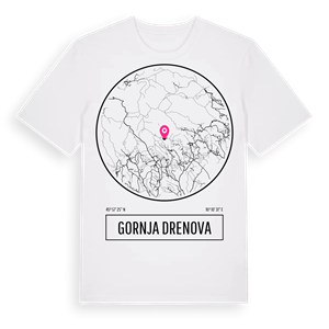 Gornja Drenova t-shirt – ekologisk bomull t-shirt från Pinshirt