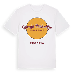 Gornje Prekrižje cirkel t-shirt – ekologisk bomull t-shirt från Pinshirt