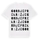 Gornje Prekrižje ordlek t-shirt