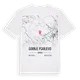 Gornje Psarjevo karta t-shirt